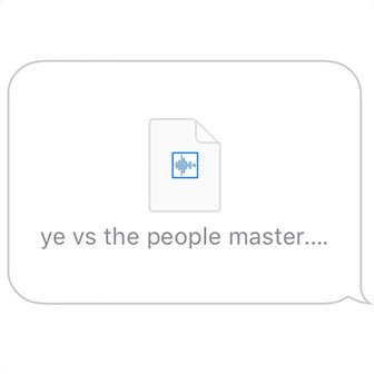 "Ye vs The People" by Kanye West